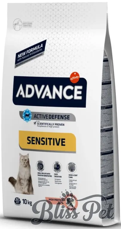 Bliss Pet Hrana Advance Pisică Adultă – Sensitive cu Somon 10kg
