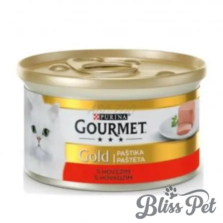 Bliss Pet Hrana Gourmet gold mousse conserva cu vita 85 gr